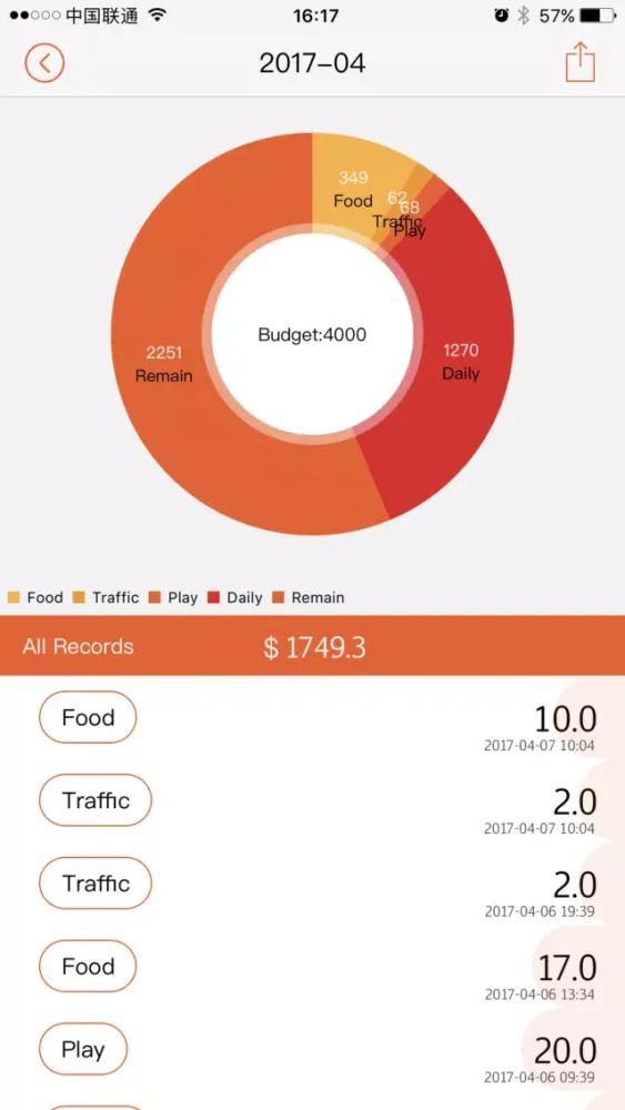 EasyBook-Easy Way to Manage Your Daily Cost سکرین شاٹس