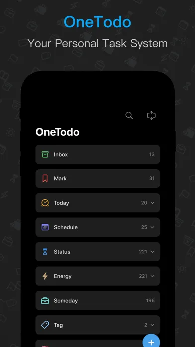 ภาพหน้าจอของ OneTodo - Personal Task System