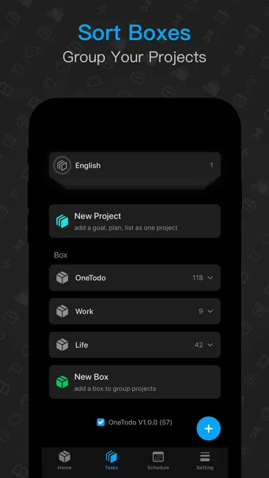 ภาพหน้าจอของ OneTodo - Personal Task System