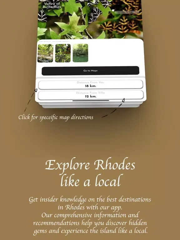 Tangkapan layar Elena Villa Rhodes iPad 