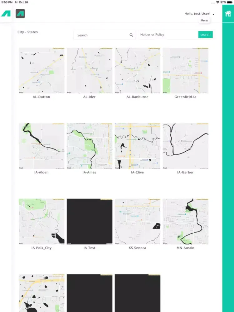 Captures d'écran de InfraVieu iPad 