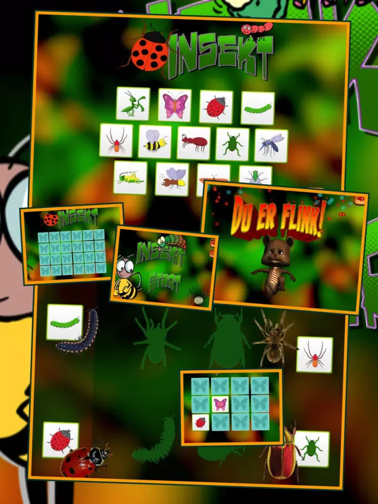 Barnegeni: Insekt iPad  Screenshots