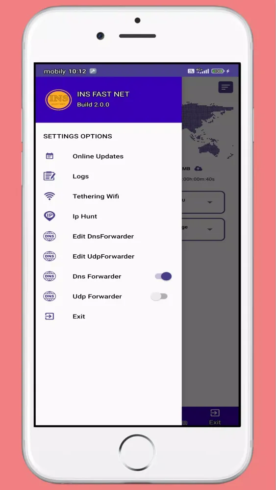 INS FAST NET VPN Screenshots