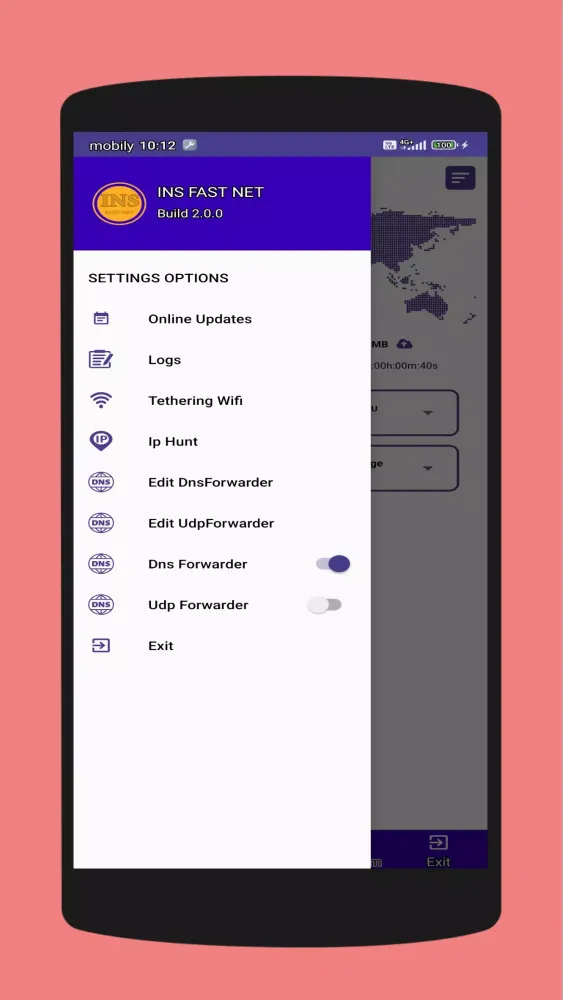 INS FAST NET VPN Screenshots