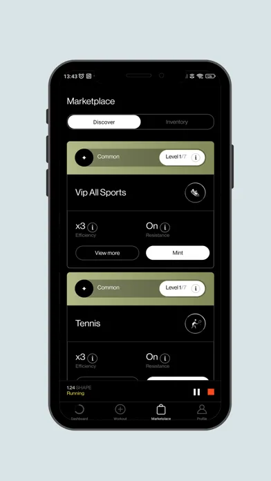inSHAPE App سکرین شاٹس