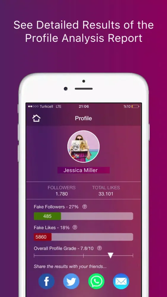 ProfileReport for Instagram স্ক্রিনশট