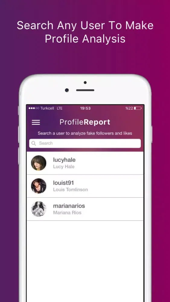 ProfileReport for Instagram স্ক্রিনশট