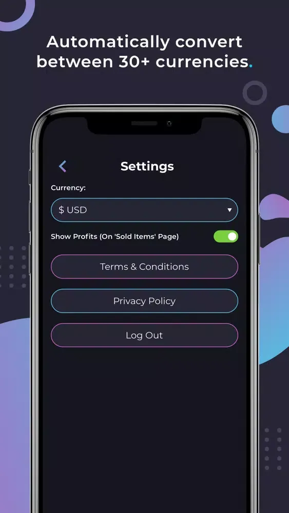 Captures d'écran de Inventory - Manage & Track