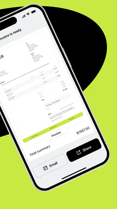 Invoice Create & Receipt Maker应用截图