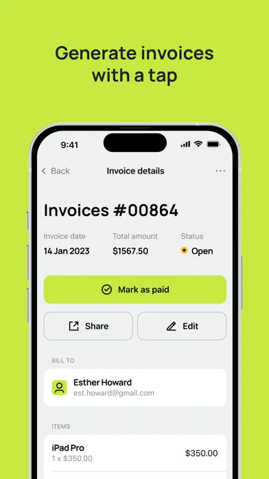 Invoice Create & Receipt Maker应用截图
