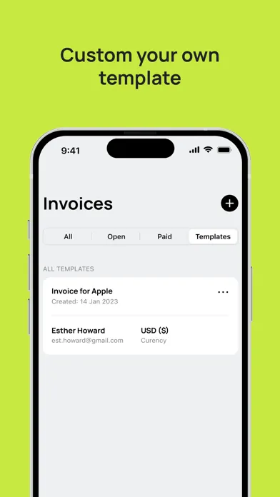 Invoice Create & Receipt Maker应用截图