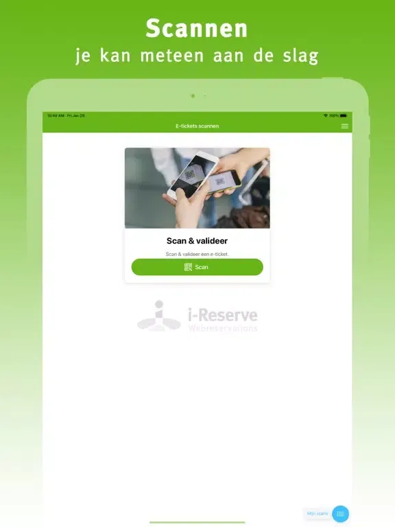 i-Reserve scanner iPad  স্ক্রিনশট