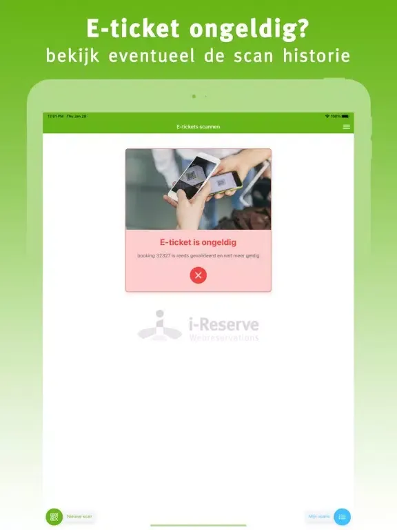 i-Reserve scanner iPad  স্ক্রিনশট