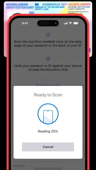 Biometric Passport Reader Screenshots