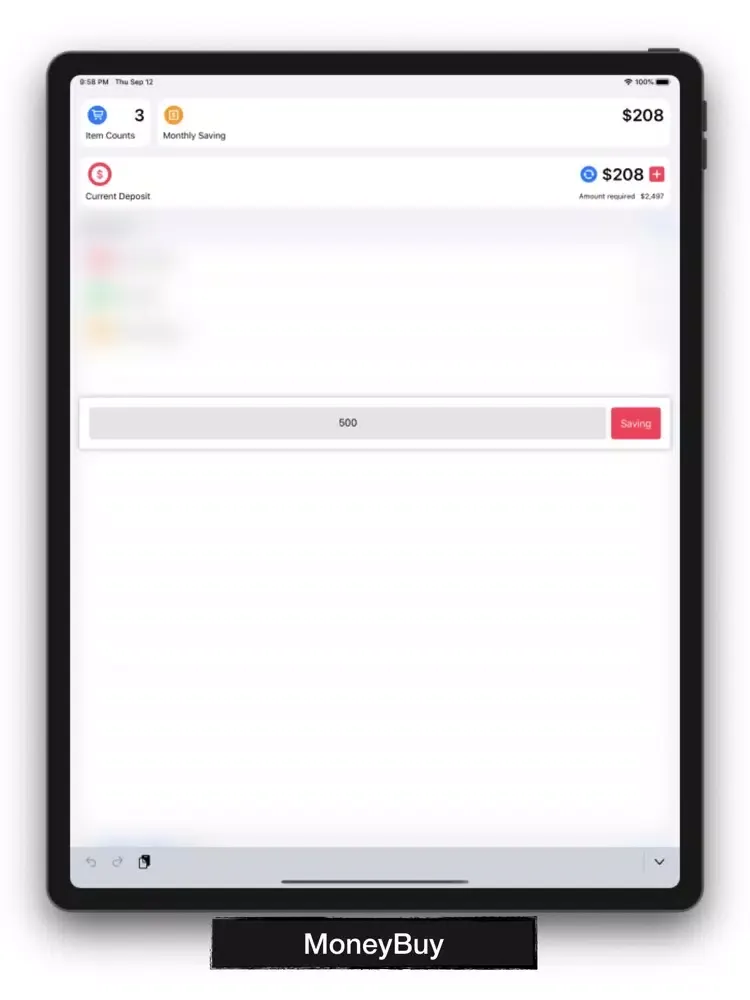 MoneyBuy iPad  Screenshots