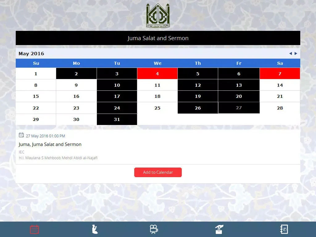 Capturas de tela do Islamic Education Center iPad 