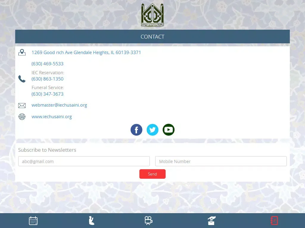 Capturas de tela do Islamic Education Center iPad 