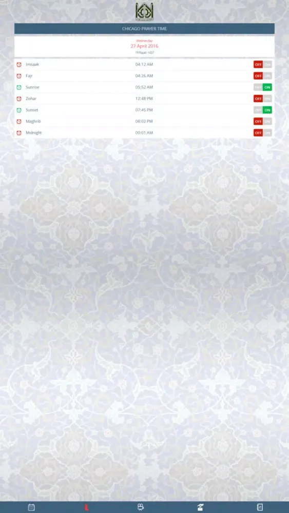 Capturas de tela do Islamic Education Center