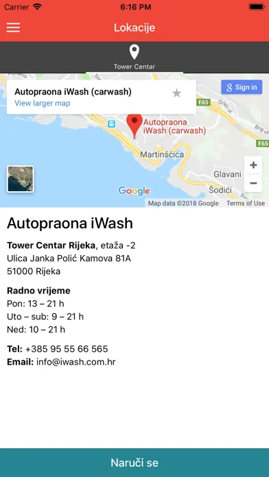 Zrzuty ekranu iWash - carwash & detailing