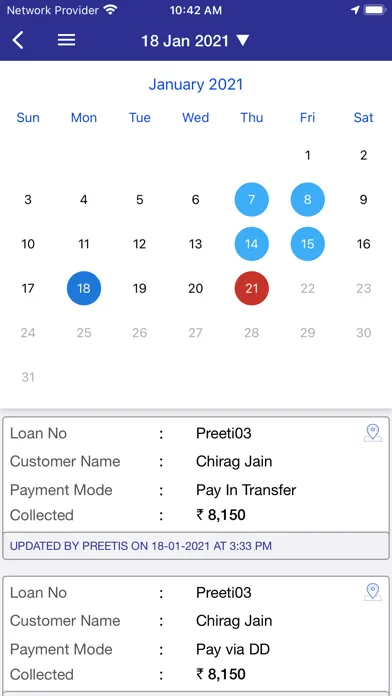 Ảnh chụp màn hình của goCollect