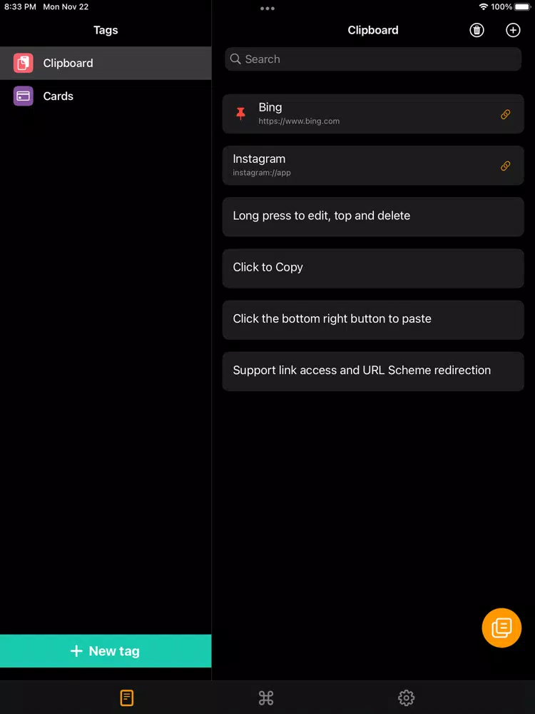 Tangkapan layar iYu - Fast copy & Keyboard iPad 