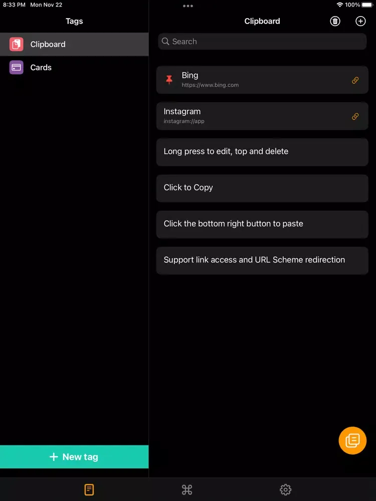 iYu - Fast copy & Keyboard iPad  스크린샷
