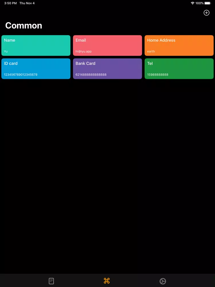 Tangkapan layar iYu - Fast copy & Keyboard iPad 