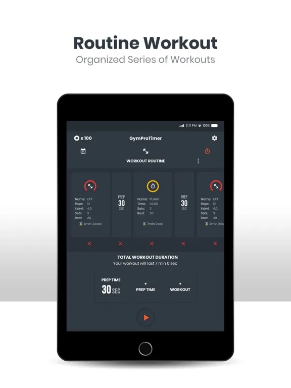 Gym Pro Timer iPad  스크린샷