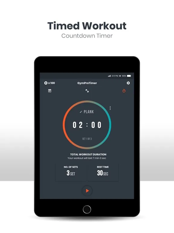Gym Pro Timer iPad  스크린샷