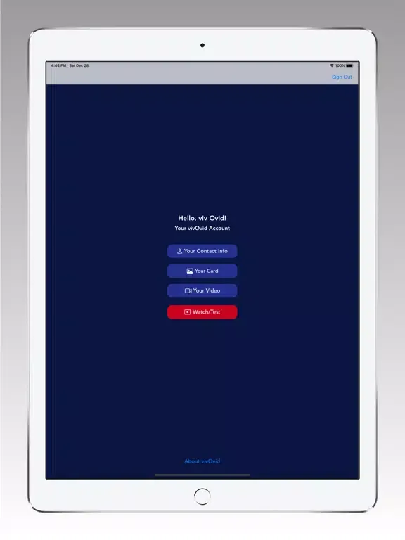 Скриншоты vivOvid iPad 