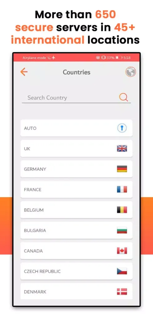 Java VPN Screenshots