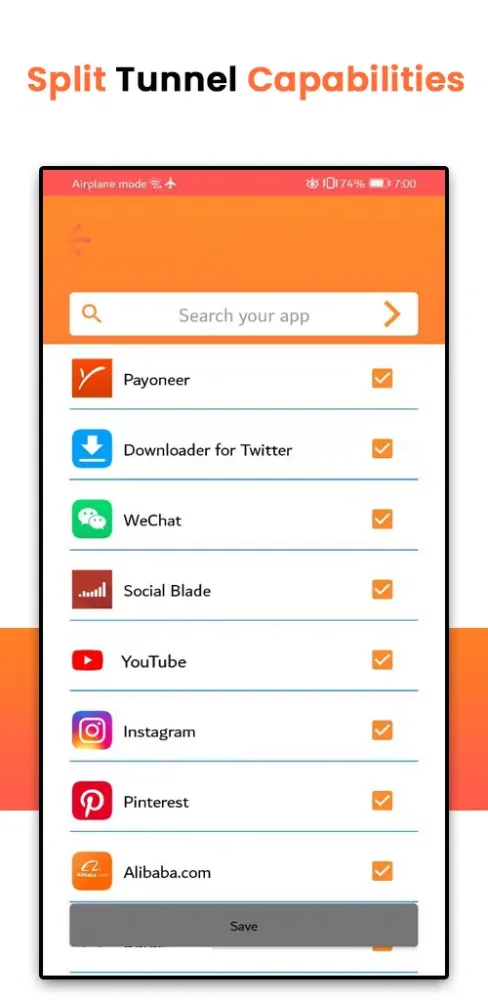 Java VPN Screenshots