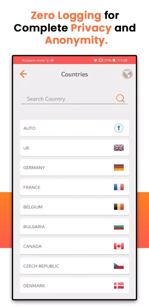 Java VPN Screenshots
