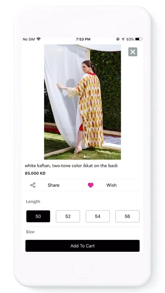 Tangkapan layar Basma - Fashion