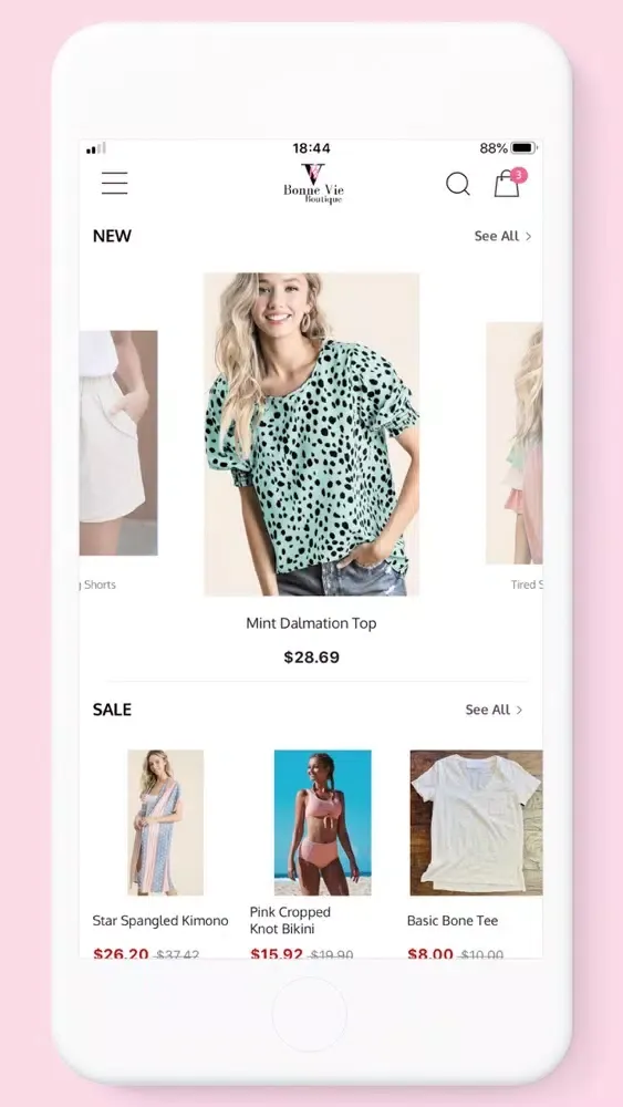 Скриншоты Bonne Vie Boutique