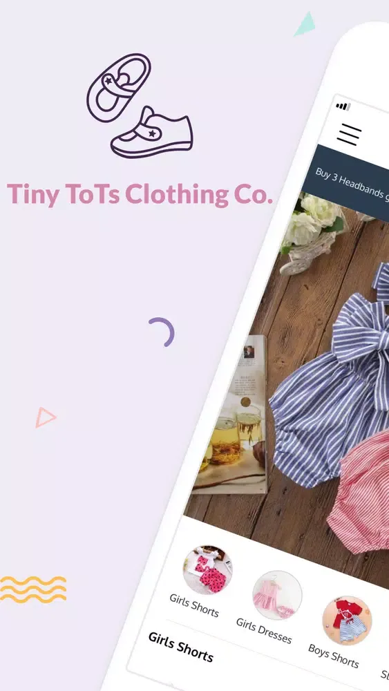 Ảnh chụp màn hình của Tiny ToTs Clothing Co.