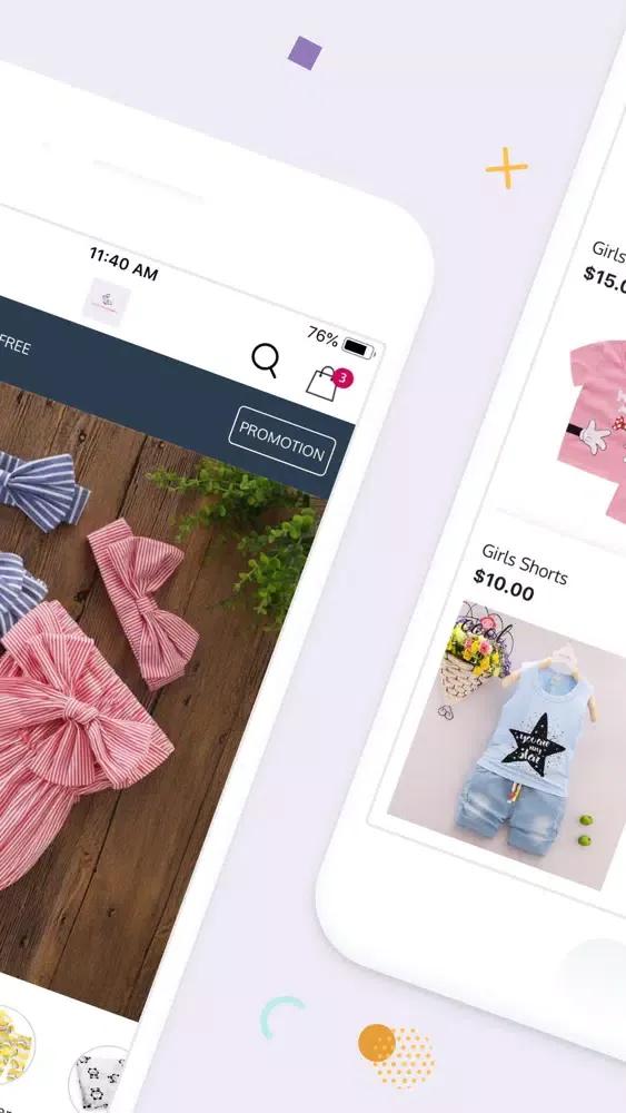 Ảnh chụp màn hình của Tiny ToTs Clothing Co.