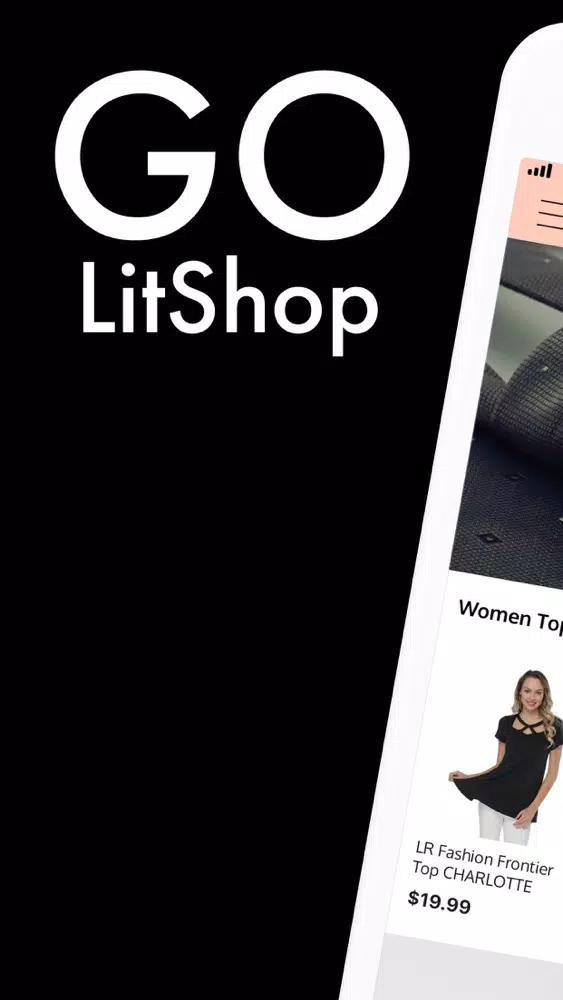 Screenshot di GoLitShop
