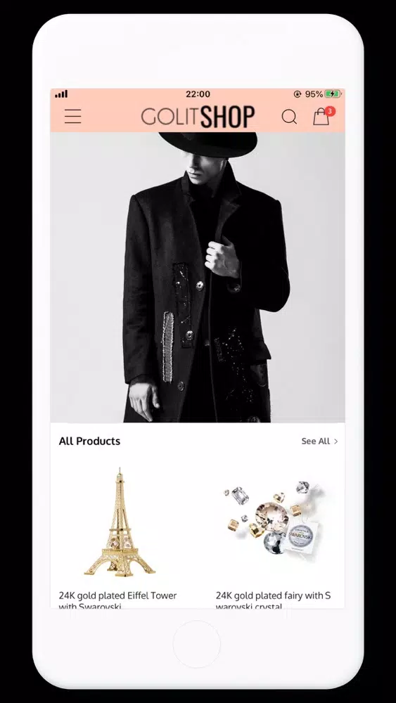 Screenshot di GoLitShop