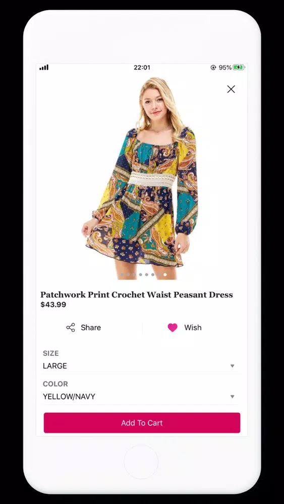 Screenshot di GoLitShop