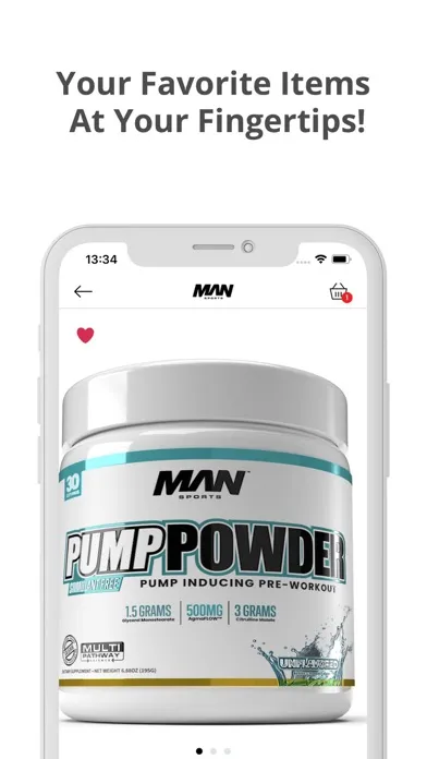 MAN Sports Supplements سکرین شاٹس