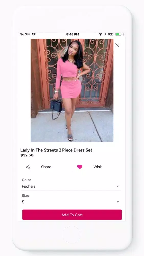 Tangkapan layar Paparazzi Kouture