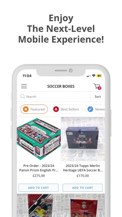 Ảnh chụp màn hình của Sports Trading Cards UK