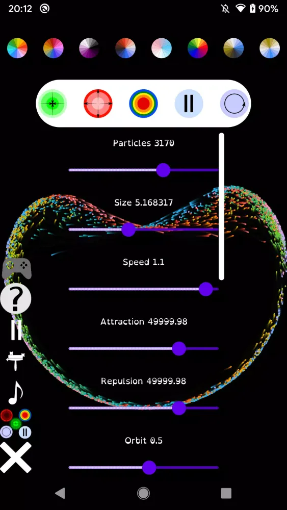 Скриншоты Particles