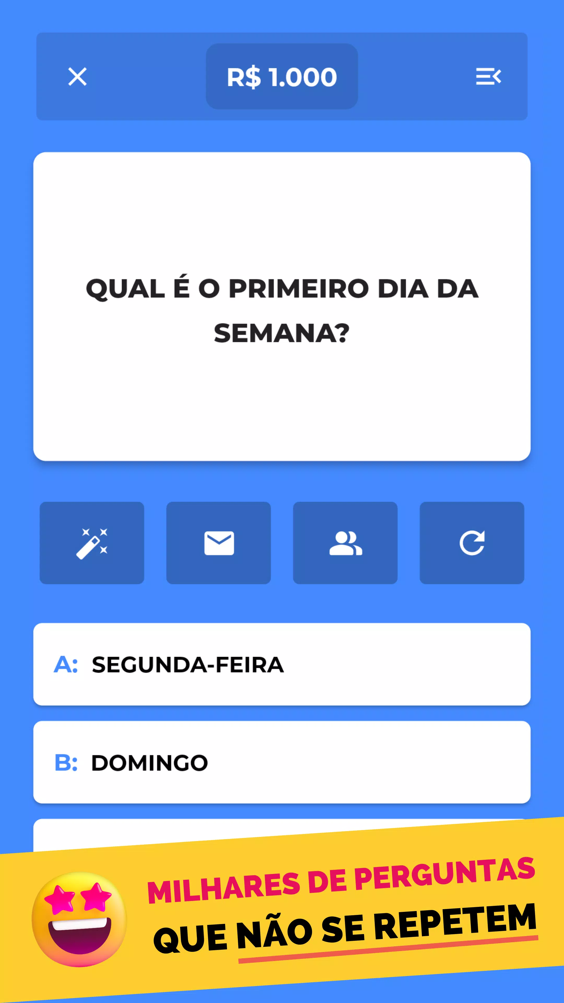 Jogo do Milhão 2025 Screenshots