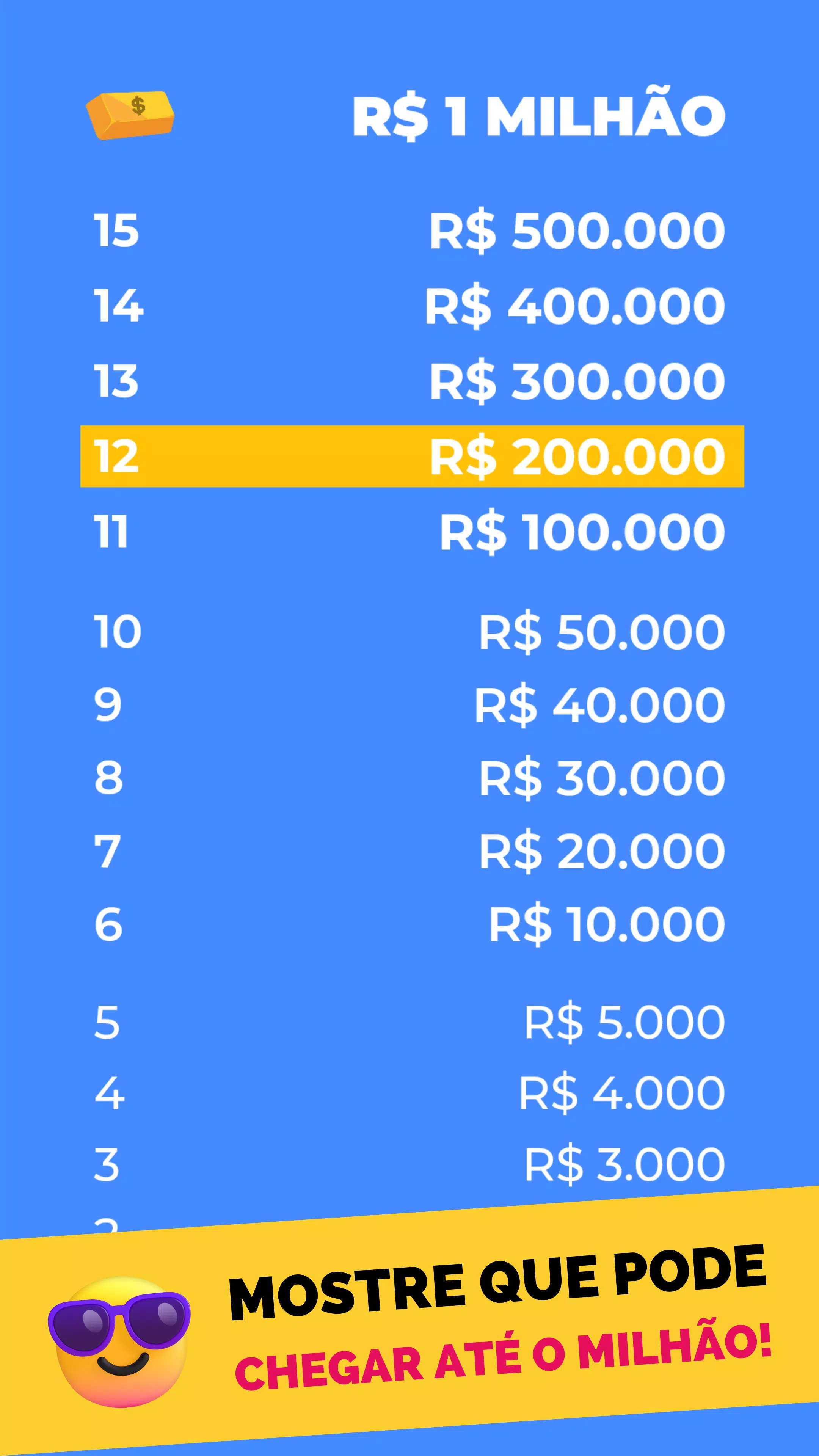 Jogo do Milhão 2025 Screenshots