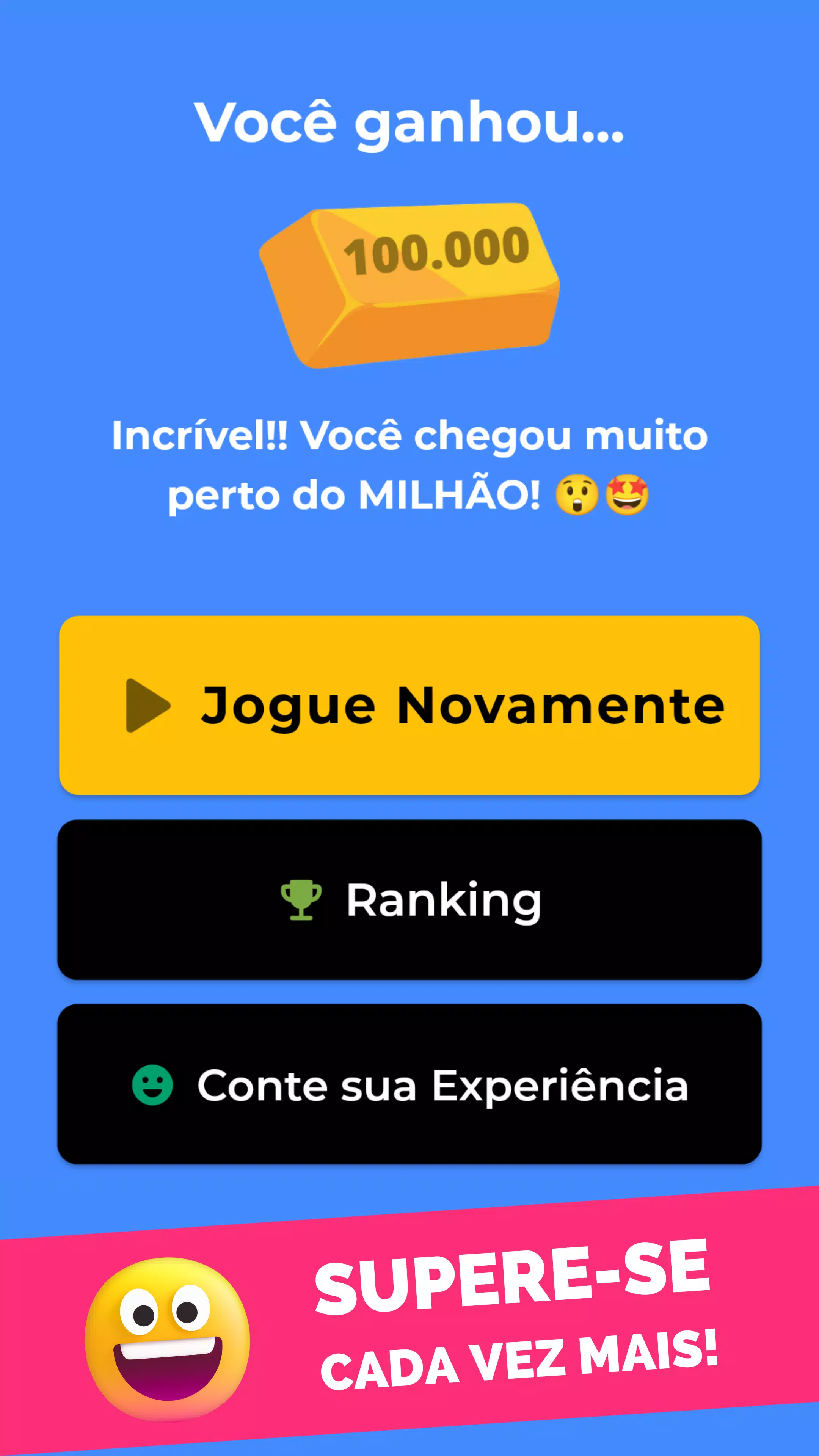 Jogo do Milhão 2025 Screenshots