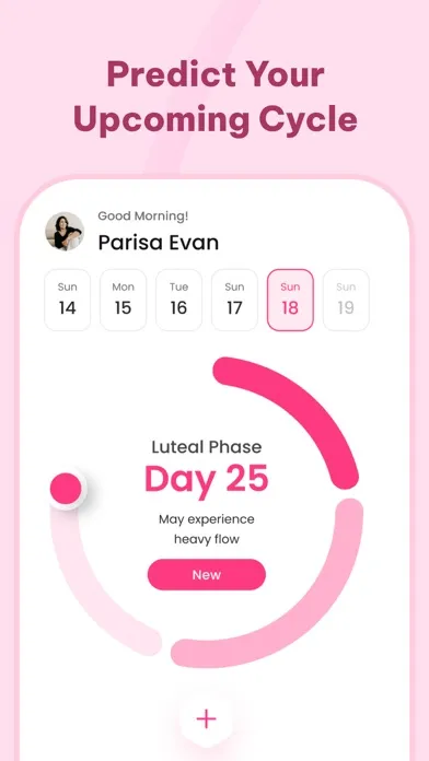 Tangkapan layar Her Period Tracker & Ovulation