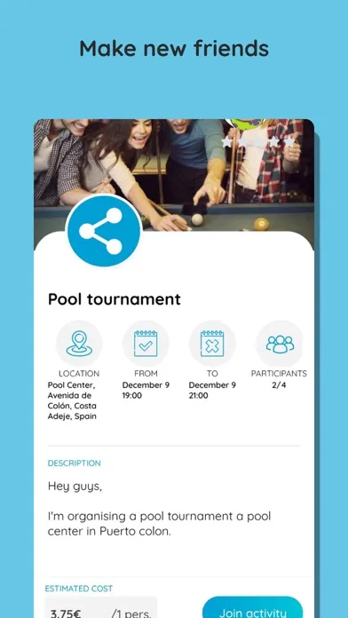 Joinrider - Share activities Ekran Görüntüleri