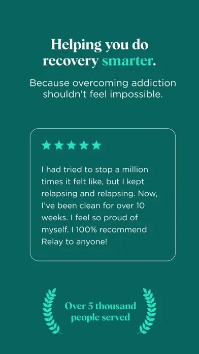 Relay - Quit Addiction Smarter Screenshots